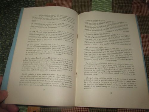 Vintage Pilot Training Manual 1950 Augusta Maine Statutes Relating Aeronautics, US $19.87, image 2