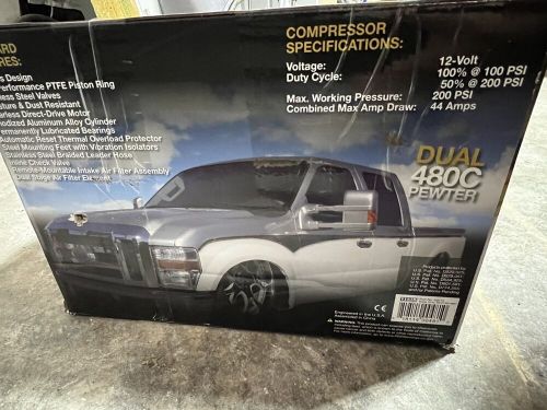 VIAIR 480C DUAL PACK AIR RIDE BAG SUSPENSION COMPRESSOR PUMP TRAIN RATROD COMP, US $449.00, image 2