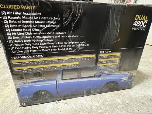 VIAIR 480C DUAL PACK AIR RIDE BAG SUSPENSION COMPRESSOR PUMP TRAIN RATROD COMP, US $449.00, image 3