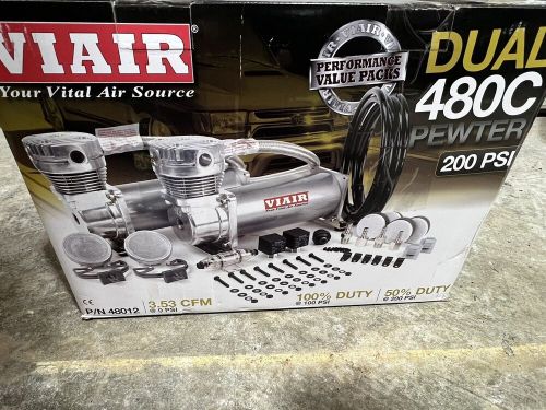 VIAIR 480C DUAL PACK AIR RIDE BAG SUSPENSION COMPRESSOR PUMP TRAIN RATROD COMP, US $449.00, image 4