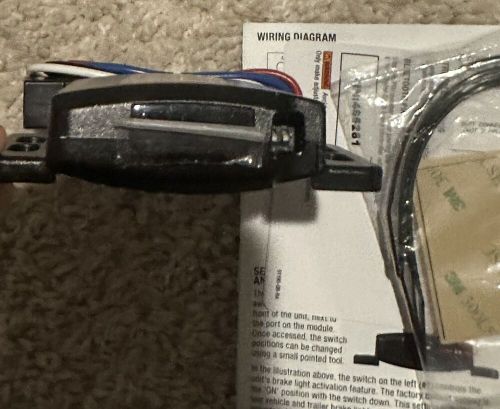 Curt 51190 echo under-dash electric trailer brake controller with bluetooth nib