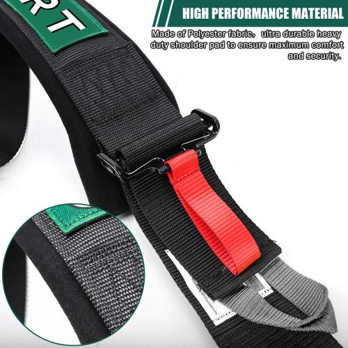5 Point Racing Harness Camlock Quick Release Safety Seat Belt UTV ATV Black/Red, US $59.99, image 16