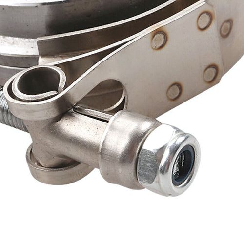 2.5" CNC Self Aligning V-Band Vband Clamp Flange Kit Male/Female Stainless Steel, US $28.54, image 2