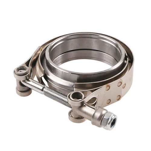 2.5" CNC Self Aligning V-Band Vband Clamp Flange Kit Male/Female Stainless Steel, US $28.54, image 4