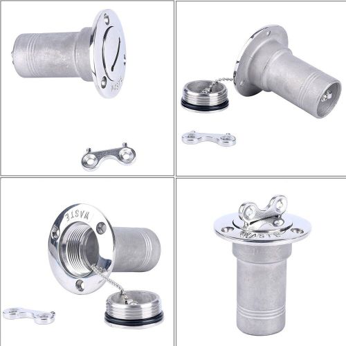 Amarine Made 2inch Boat Deck Fill Stainless Steel Filler Cap with Key Cap Waste, US $18.99, image 9