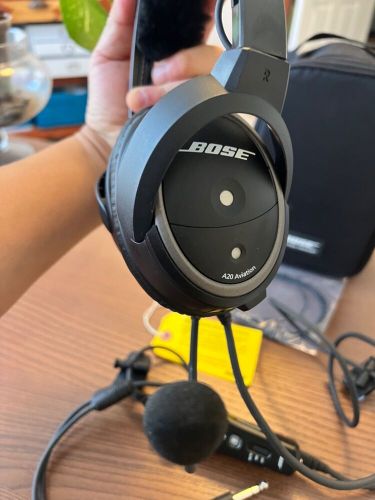 Bose A20 Aviation Headset with Bluetooth Dual Plug Cable - Black, US $750.00, image 3