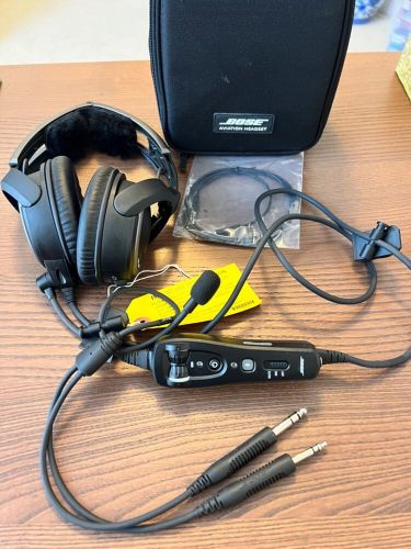 Bose A20 Aviation Headset with Bluetooth Dual Plug Cable - Black, US $750.00, image 5