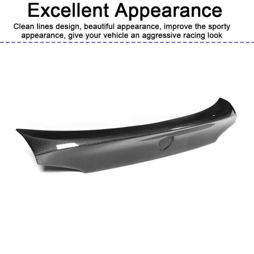 For BMW 3 Series E90 325i 330i 2005-08 Carbon Fiber Rear Trunk Spoiler Tail Wing, AU $369.99, image 3