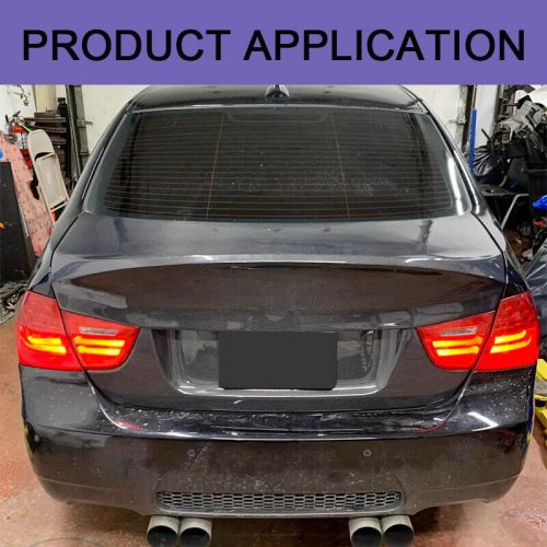 For BMW 3 Series E90 325i 330i 2005-08 Carbon Fiber Rear Trunk Spoiler Tail Wing, AU $369.99, image 7
