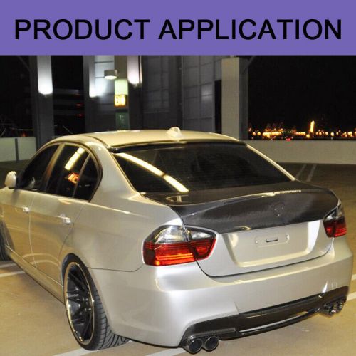 For BMW 3 Series E90 325i 330i 2005-08 Carbon Fiber Rear Trunk Spoiler Tail Wing, AU $369.99, image 8