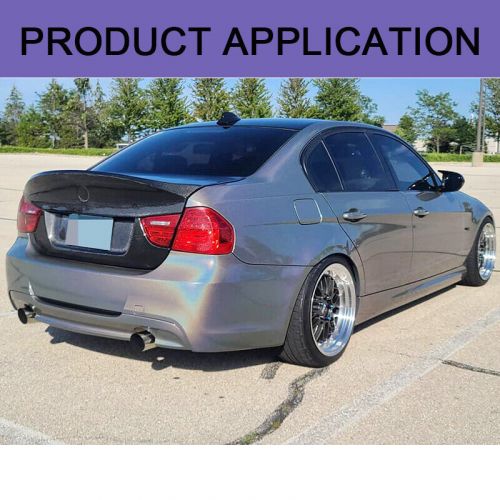For BMW 3 Series E90 325i 330i 2005-08 Carbon Fiber Rear Trunk Spoiler Tail Wing, AU $369.99, image 9