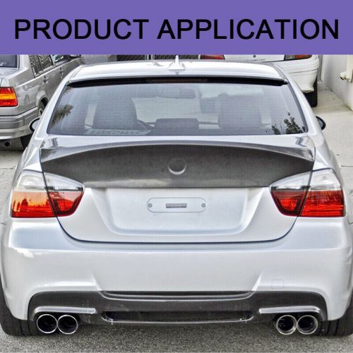 For BMW 3 Series E90 325i 330i 2005-08 Carbon Fiber Rear Trunk Spoiler Tail Wing, AU $369.99, image 10