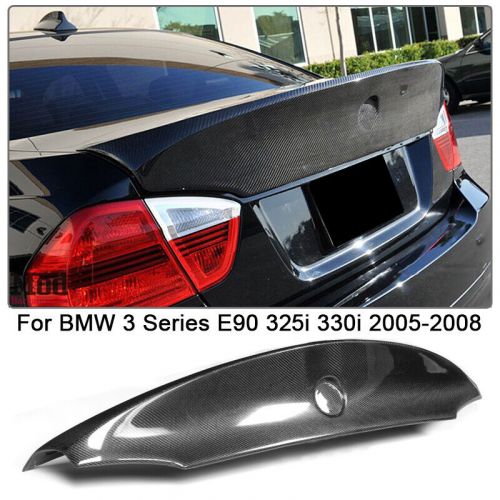 For BMW 3 Series E90 325i 330i 2005-08 Carbon Fiber Rear Trunk Spoiler Tail Wing, AU $369.99, image 12