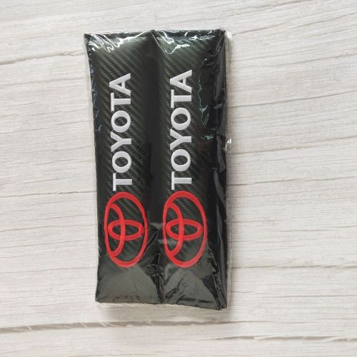 2 Pack Black Carbon Fiber Car Seat Belt Shoulder Pads for TOYOTA, US $28.99, image 2