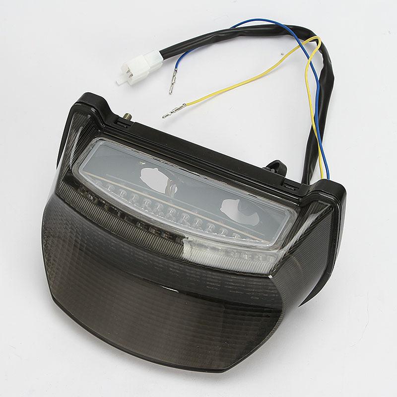 Smoke led tail light with turn signals fit kawasaki ninja zx7r 1996-2003  