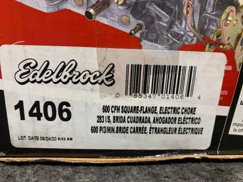 EDELBROCK 1406 Performer Carburetor 600 CFM With Electric Choke, Satin Finish, US $172.99, image 18