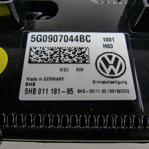 VW Golf 7 5G + sports van heating regulation Climatronic 5G0907044BC-, US $, image 3