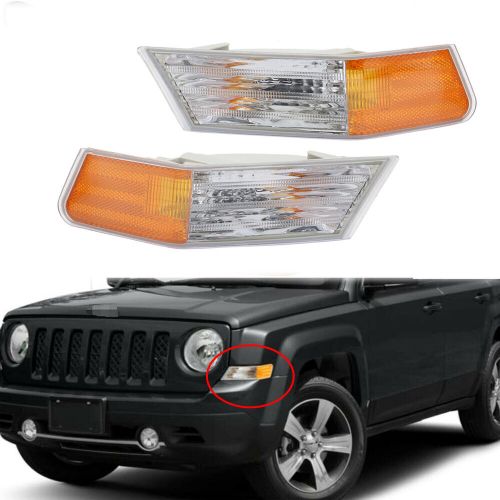 Turn Signal Directional Lamp Front Set Parking Light Pair for 07-17 Jeep Patriot, US $21.91, image 5