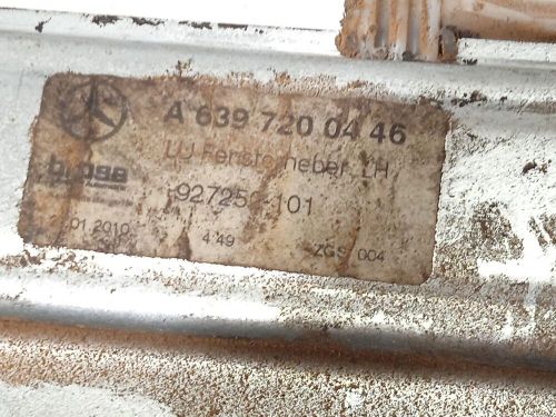 A6397200446 FRONT LEFT / 7504610 WINDOW LIFTER FOR MERCEDES-BENZ VITO W639 BAS-, US $, image 7