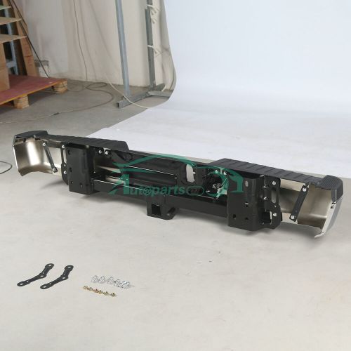 FOR 15-20 Ford F-150 W/ Tow Hitch W/O Park Holes Chrome Rear Bumper Assembly, US $200.00, image 17