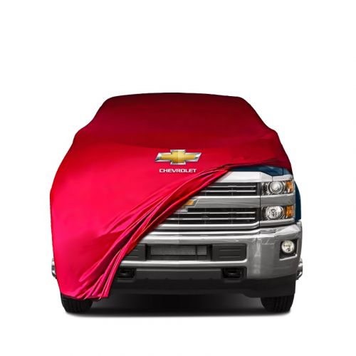 CHEVROLET SİLVERADO 3500 Custom Fit İndoor Car Cover W/logo Red Black Gray Blue, US $205.00, image 4
