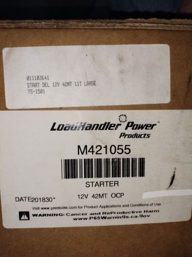 011103641 / M421055 12 VOLT / 42MT - 11 TOOTH STARTER -PRESTOLITE LEECE NEVILLE, US $410.00, image 3