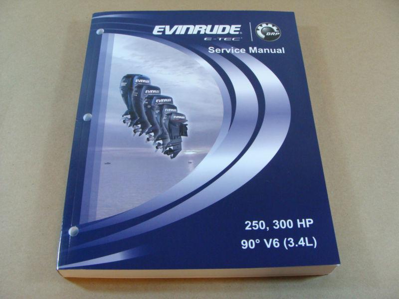 2008 evinrude sc e-tec 90 deg v6 250 300 hp 3.4l service manual p/n 5007533