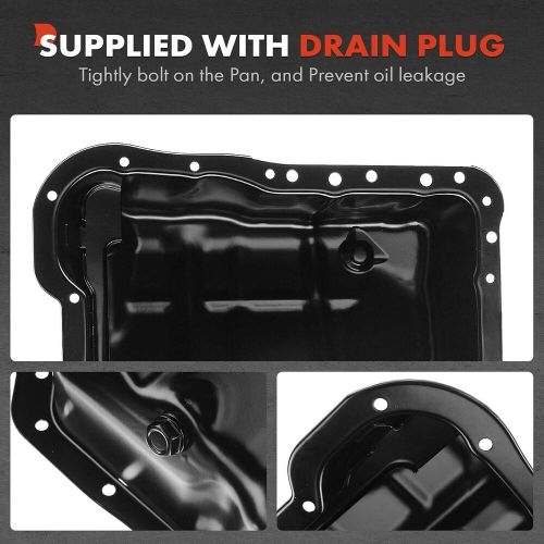 Compatible Engine Oil Pan with Drain Plug for Hyundai Santa Fe, Sonata, Tucson, US $86.99, image 3
