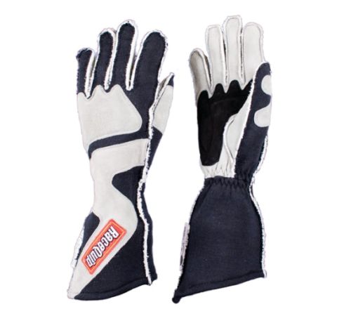 RaceQuip 359 Series 2 Layer Nomex Outseam Race Gloves Gray/Black - X-Large, US $101.16, image 6