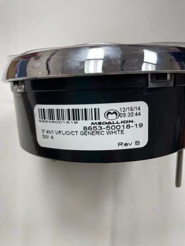 Medallion 8653-50018-19 multifunction gauge white face chrome bezel 4 1/4&#034; boat