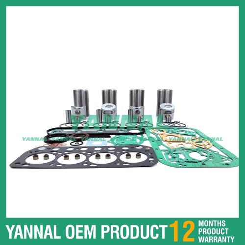 K4f-di cylinder liner kit with gasket set for mitsubishi excavator engine parts