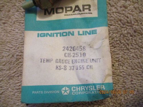 NOS 1963-1976 MOPAR, DODGE, PLYMOUTH, CHRYSLER ENGINE TEMPERATURE SENDING UNIT, US $6.50, image 2