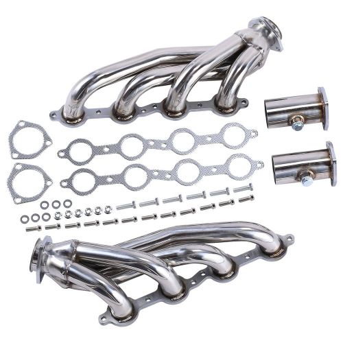 Stainless Steel Shorty Headers For Chevy LS1 LS2 LS3 LS6 LS7 Chevelle Camaro, US $152.39, image 8