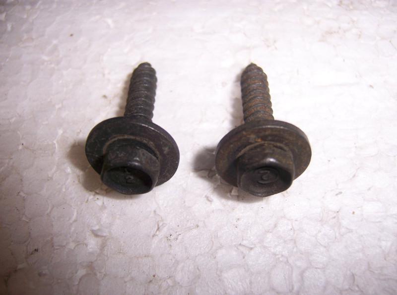 Rear bumper facia screws 2 used 1982-2002 camaro firebird