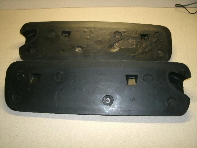 Ford Mustang 1968 Pair Deluxe Armrest Pads Black - New Repo - Nice, US $101.99, image 6