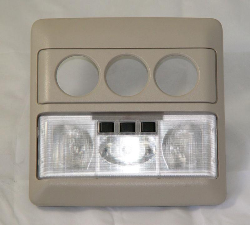 Land rover brand lr3 2008-2009 2nd row dome lamp & console assembly