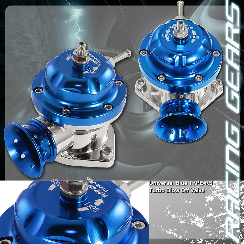 Jdm type-rs adjustable anodize blue aluminum turbo charge blow off valve bov kit