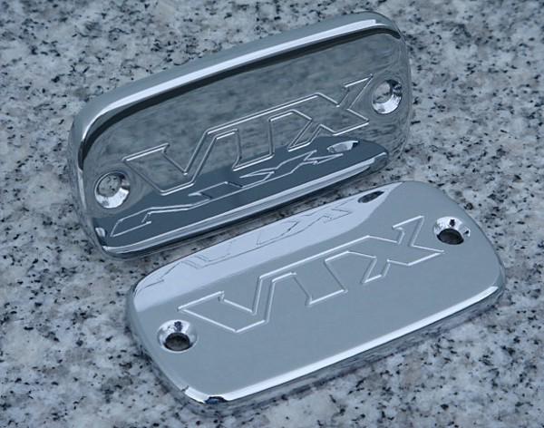 2002-2008 honda vtx 1800 vtx1800 chrome master cylinder caps