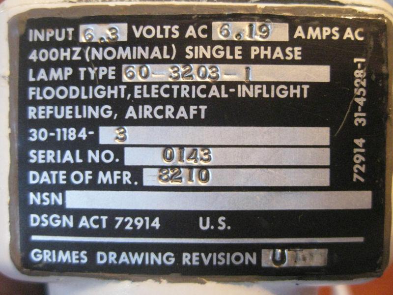 Buy Grimes Aerospace Electrical Floodlight aircraft inflight refueling