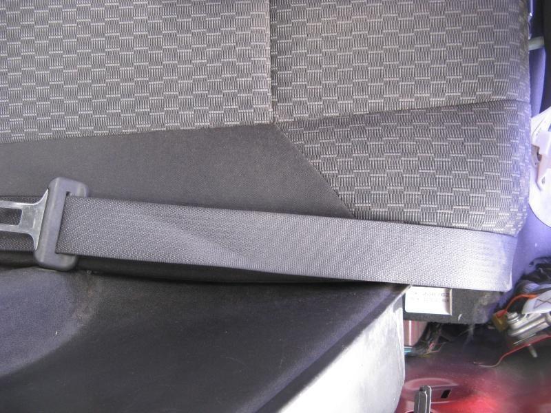 05 06 07 cobalt seat belt assembly rear coupe right r. rh passenger w/ retractor