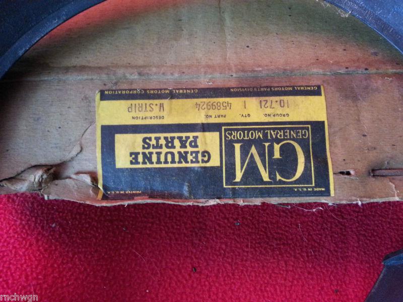 NOS 50 Buick R/master Super Olds 76 88 98 Cad 62 2 door coupe roof rail W/strips, US $100.00, image 3