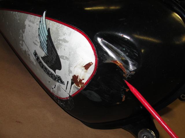 85 HONDA VT 1100 C SHADOW GAS FUEL TANK , US $65.00, image 2