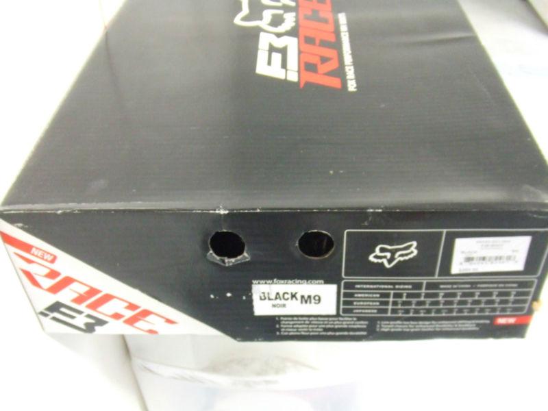 Motorcycle boots fox f3r (new) plus free oakley goggles