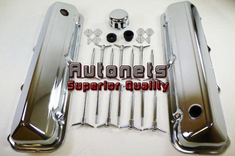 1968-up big block ford chrome engine dress up kit hot rat street rod valve cover