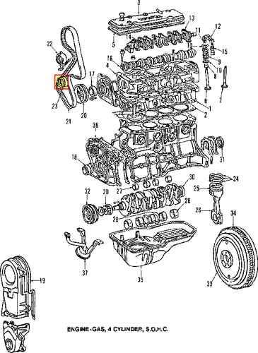 Toyota 1350363011 genuine oem factory original idler pulley