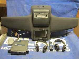00-06 bmw x5 dvd & video monitor set complete oem lkq