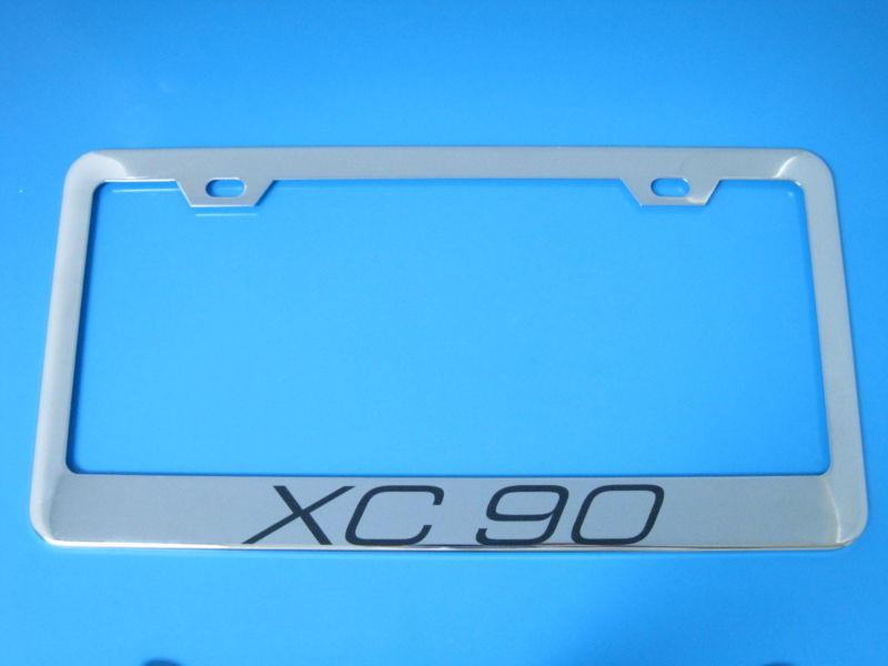 Chrome license plate frame - xc 90 xc90