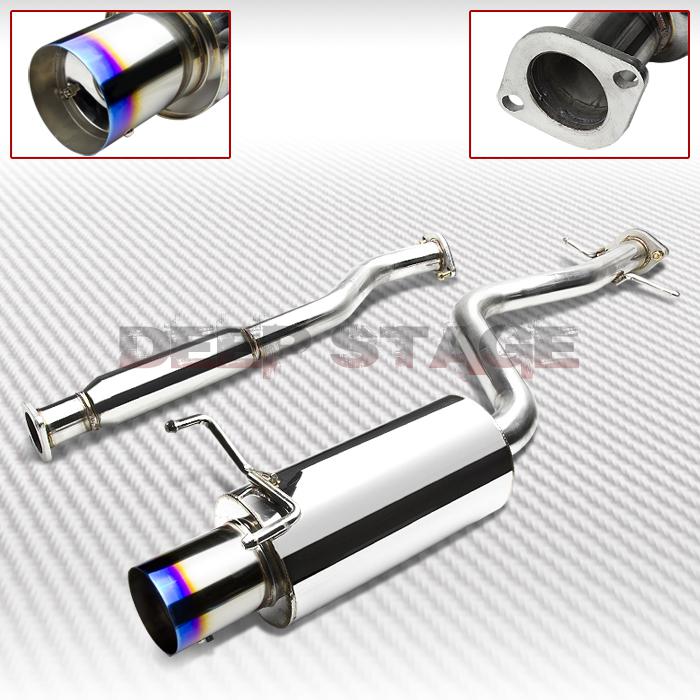 Stainless steel cat back exhaust 4"tip muffler 01-05 lexus is300 altezza 2jz-ge