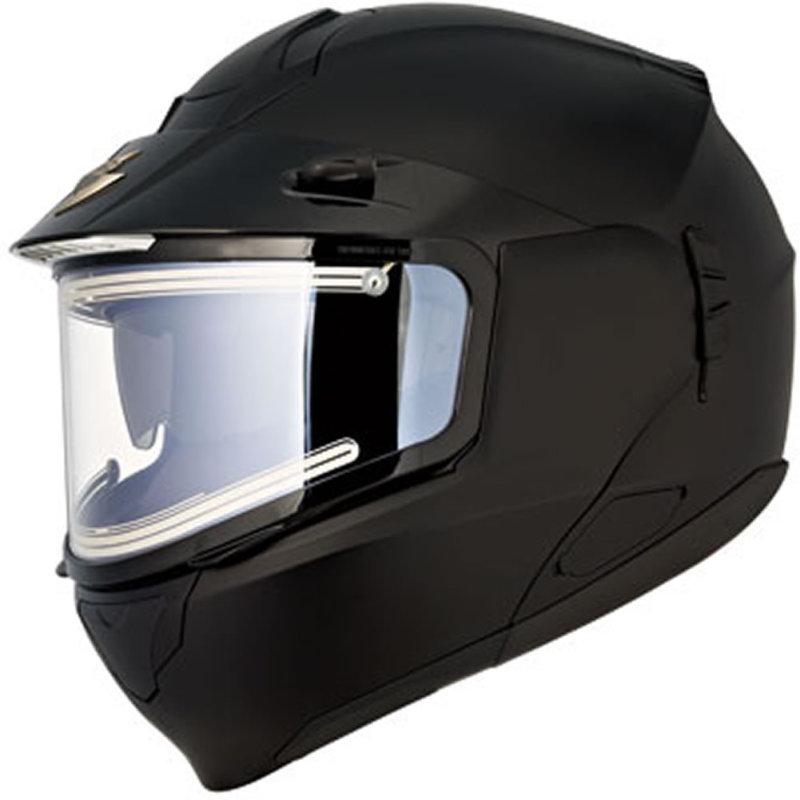 Scorpion exo-900 snow-ready snowmobile helmet - matte black - xl
