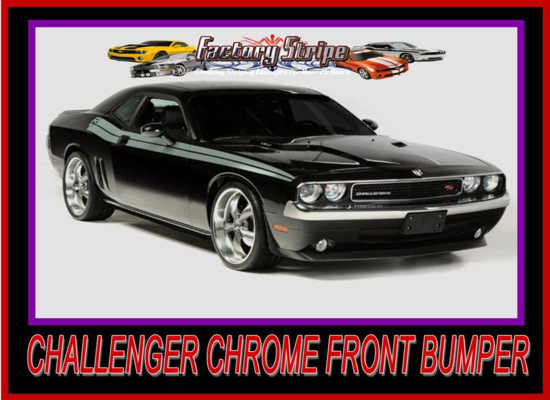 Dodge Challenger chrome Front Bumper 2008 2009 2010 2011 2012 FACTORY STRIPE, US $539.00, image 5
